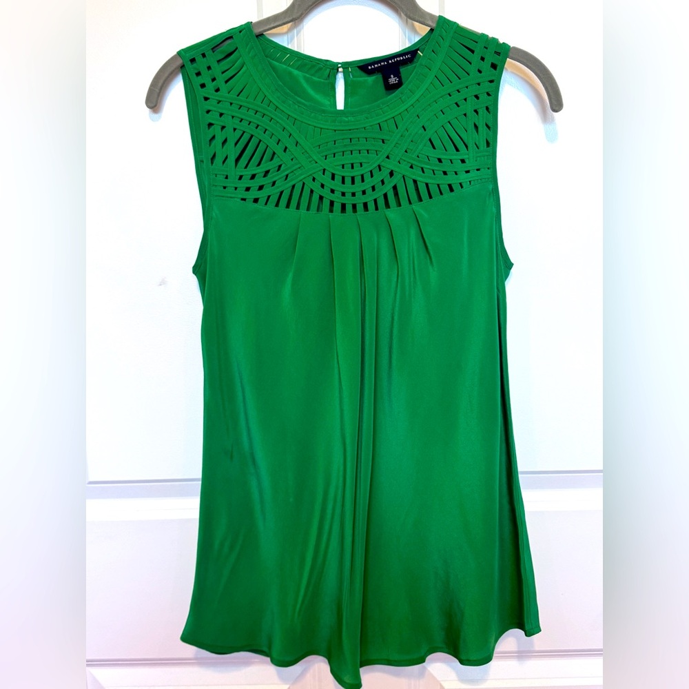 Banana Republic Sleeveless Silk Top